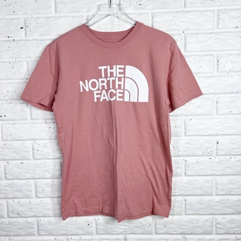 THE NORTH FACE Men’s dusty rose pink short sleeve tee shirt